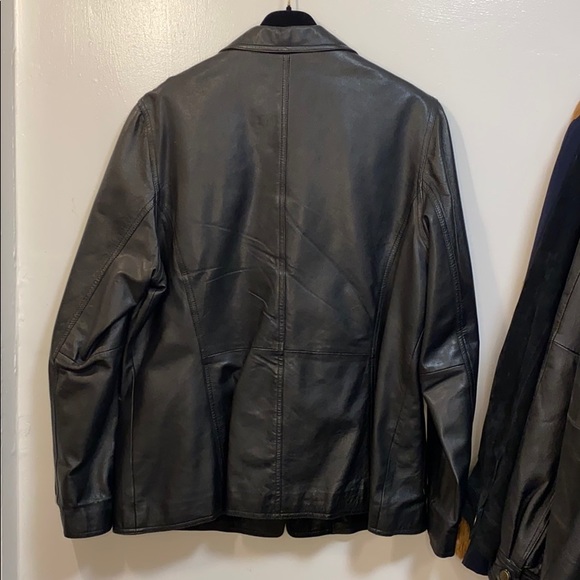Vintage Wilson leather oversized trendy fit jacket - Picture 4 of 12